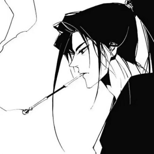 卡通男头像短发古风