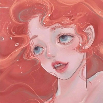 插画闺蜜女生头像