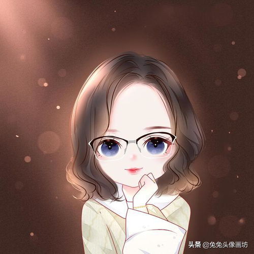 2022年最美短发卡通头像,真人照片变漫画头像,气质洋气又好看