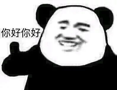 小黄脸熊猫头小猫咪让人开心的就是好表情包