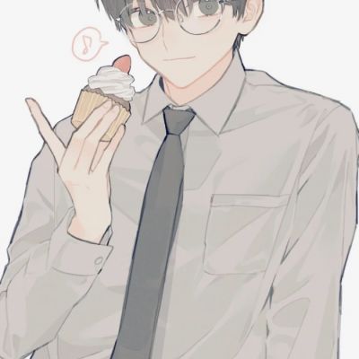 卡通头像简约清新图片男生