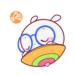 扑克兔图标平面图案三寿zcool