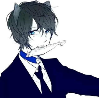 卡通猫的头像男生