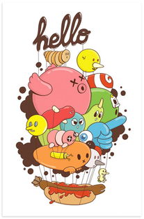 这些插画设计太有感觉了