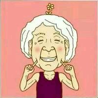 卡通老奶奶头像