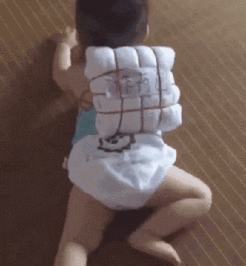 搞笑动图表情妹子