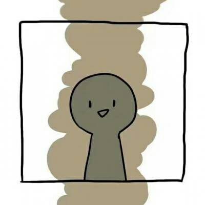 微信头像孤单卡通小人骰子