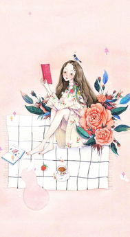 森系插画手绘图片女生半城烟动漫图片我要个性网