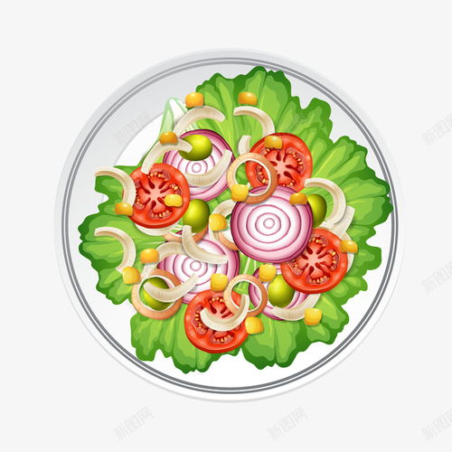 一盘洋葱西红柿生菜蔬菜矢量图高清素材网页免费下载页面网页平面电商创意素材png素材生菜素材