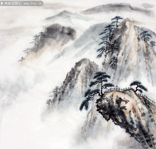 水墨山水画图片