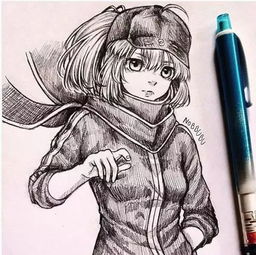 哇哦一波素描动漫美女又强势来袭,吹爆打call