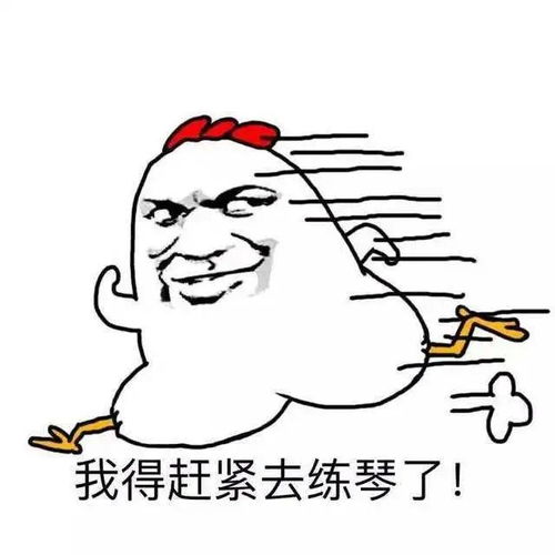 练琴的搞笑表情包笑的琴都会自动演奏了