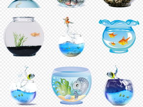 卡通手绘透明水族馆观赏鱼缸金鱼png海报背景免扣素材图片模板下载49.69mb其他大全生活工作