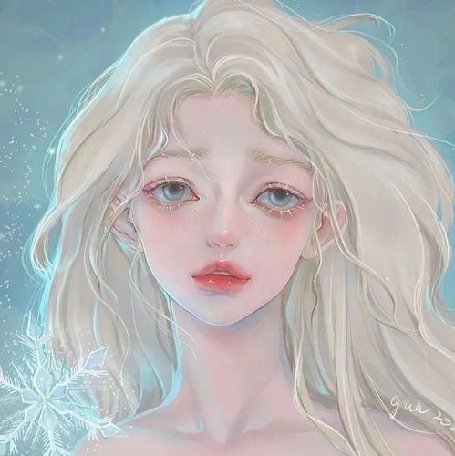 甜美女生手绘头像先遇见自己再遇见别人