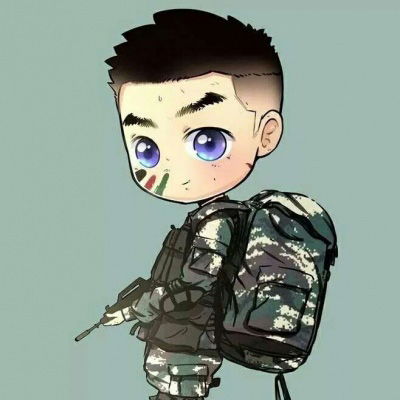 兵哥哥头像帅气军人军旅头像男生卡通图片