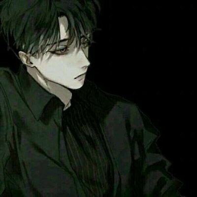 动漫丧头男抖音动漫男黑白丧头像分享