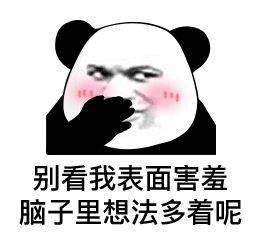 表情凭良心说,你只有这一张熊猫头表情