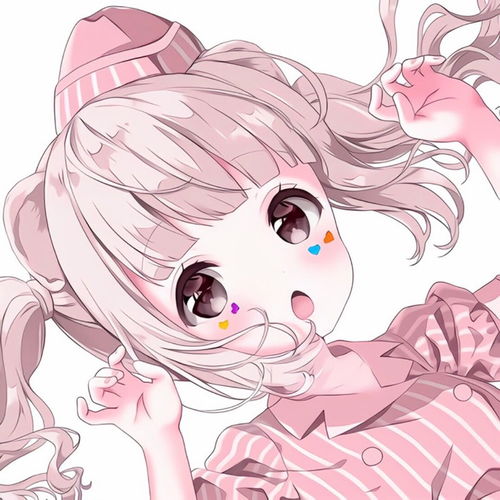 粉色软妹动漫头像