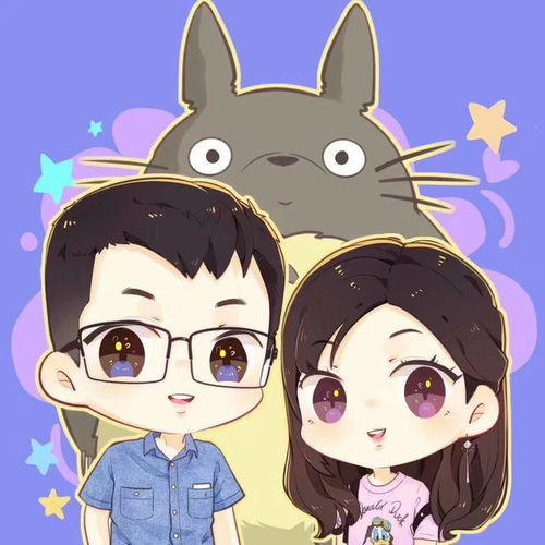 一张张真人q版的真人漫画微信头像,第一次送女朋友礼物