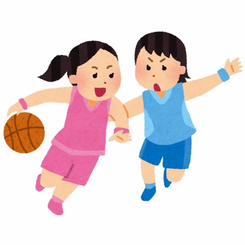 篮球打篮球卡通插画免扣素材手绘png9插画运动比赛健身