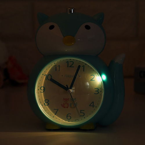 儿童卡通学生用会说话唱歌静音闹钟床头卧室多功能创意夜灯语音表