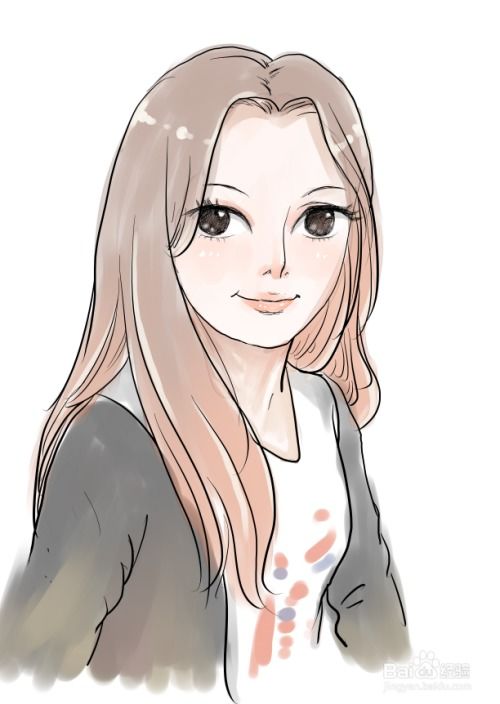 用ps画q版人物漫画过程
