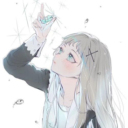 戴口罩女生卡通头像奥密