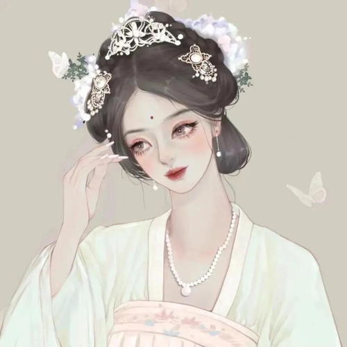 仙气十足的女子古风动漫头像温山软水繁星万千,不及你眉眼半分