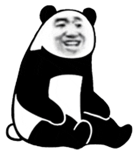 抖音很火的超大个熊猫头霸屏表情包,沙雕又好玩