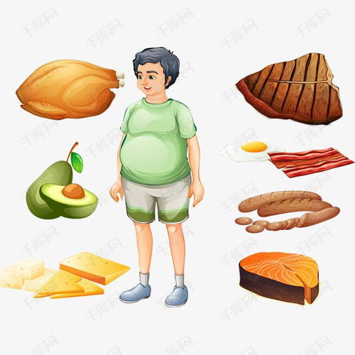 暴饮暴食卡通胖子素材图片免费下载高清png千库网图片编号10407552