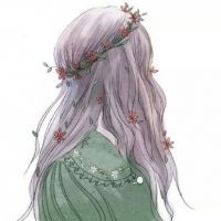 动漫女生微信后背头像