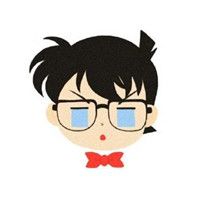 简约可爱的头像卡通柯南