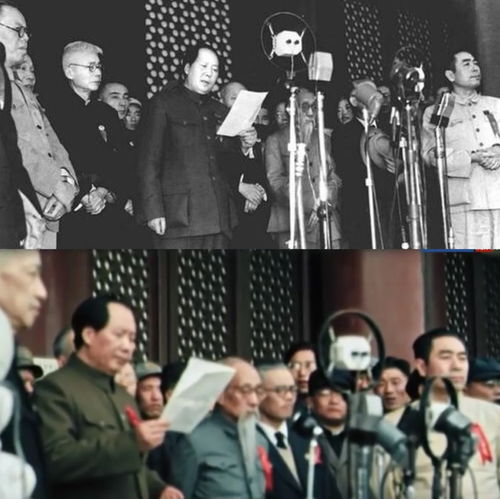 开国大典全彩珍贵影像首次曝光俄罗斯献礼新中国成立70周年