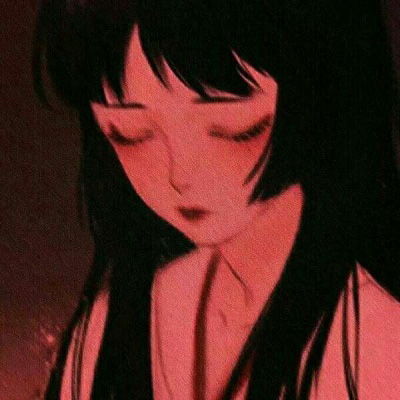 手绘头像女简约文艺彩色手绘女生头像韩版