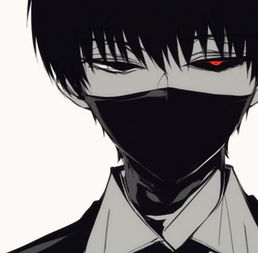 黑白冷淡系动漫男生头像别说我很好,我很好你为什么不要