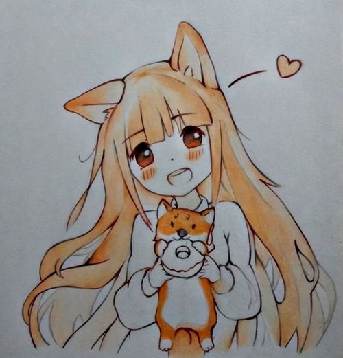 素描动漫风格的女孩图纸27张