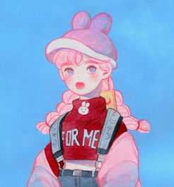头像森系女生卡通图片插画师