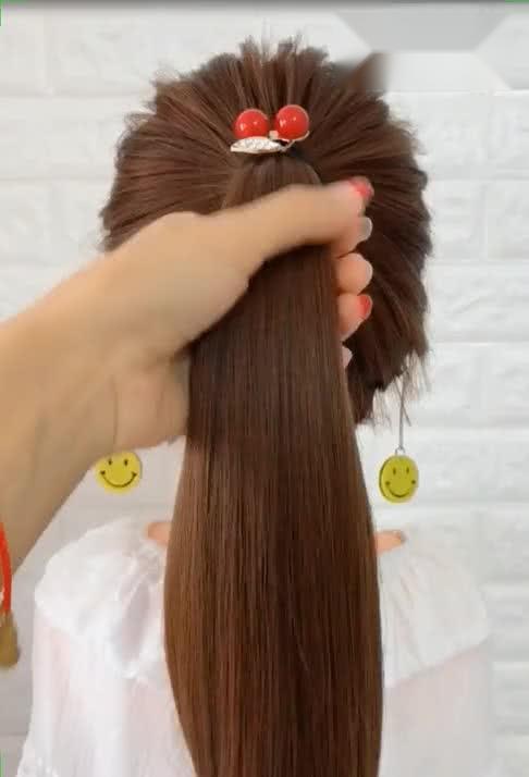开学扎这样的高马尾去学校,老师同学都说好看