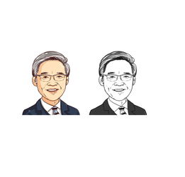 手绘头像真人卡通形象老总照片人物漫画化写实