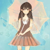 动漫女生个性头像古典气息的动漫女子
