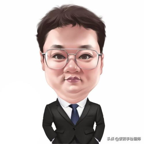 换一换你的头像吧中年男士3d立体手绘头像成熟幽默有内涵