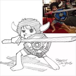 素描卡通动漫,优秀没有捷径