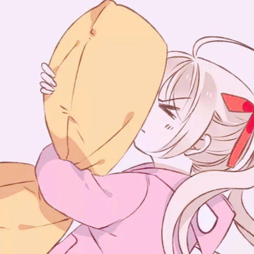 粉色系动漫女生头像