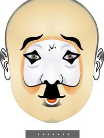 关羽京剧脸谱矢量素材ai免费下载