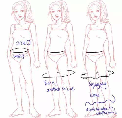 漫画角色的细节处理,教你画出好看的西服领口与裙子