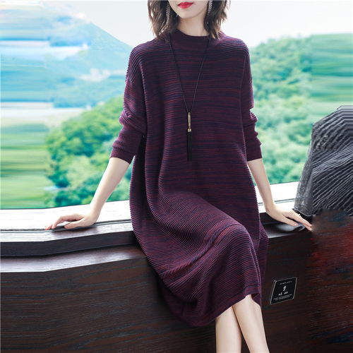 十件皮草,不如一件葡萄紫冬裙,3552岁女人穿,美得高贵又迷人