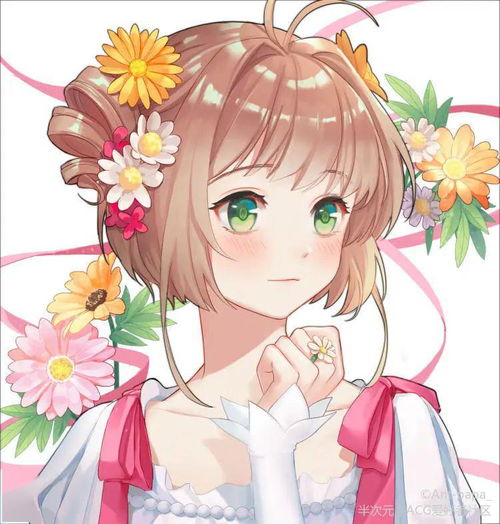 二次元动漫,清纯可爱小美女
