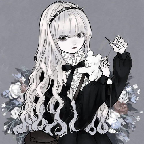 插画壁纸头像暗黑系精致洛丽塔漫画美少女姐妹闺蜜女生最爱