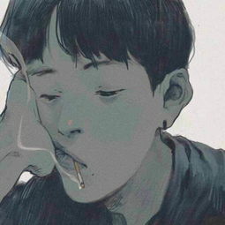 手绘潮流男生头像男生qq动漫头像