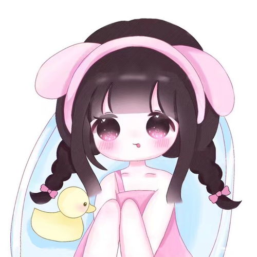 动漫女头粉色萝莉头像